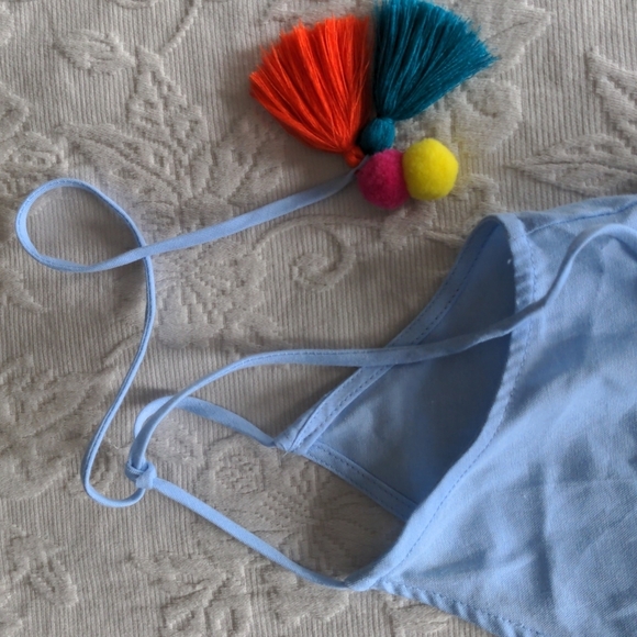 Tassel Peplum Tank * Size Small - Picture 3 of 11